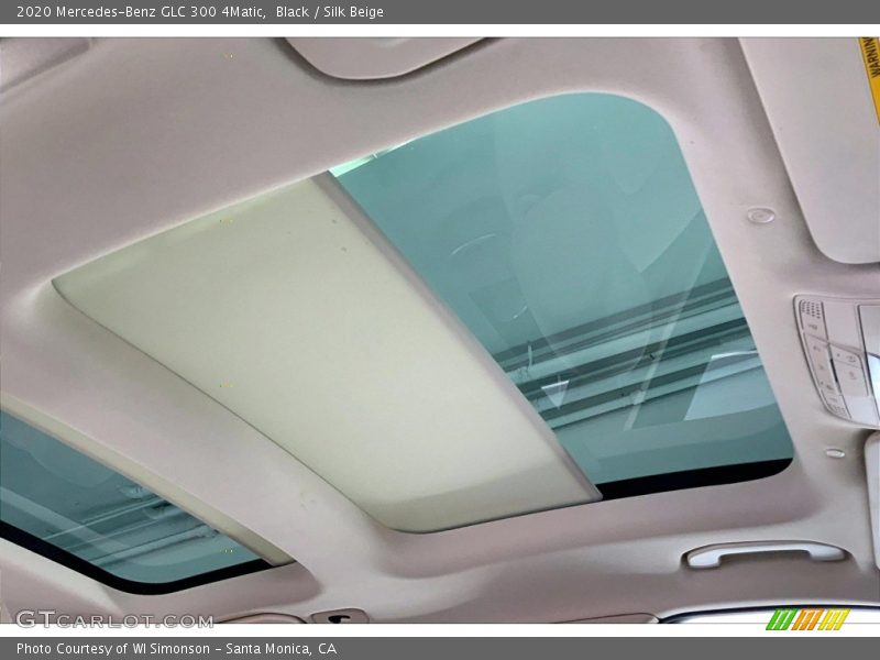 Sunroof of 2020 GLC 300 4Matic
