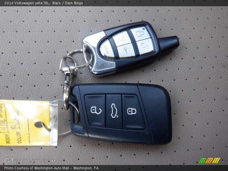 Keys of 2019 Jetta SEL