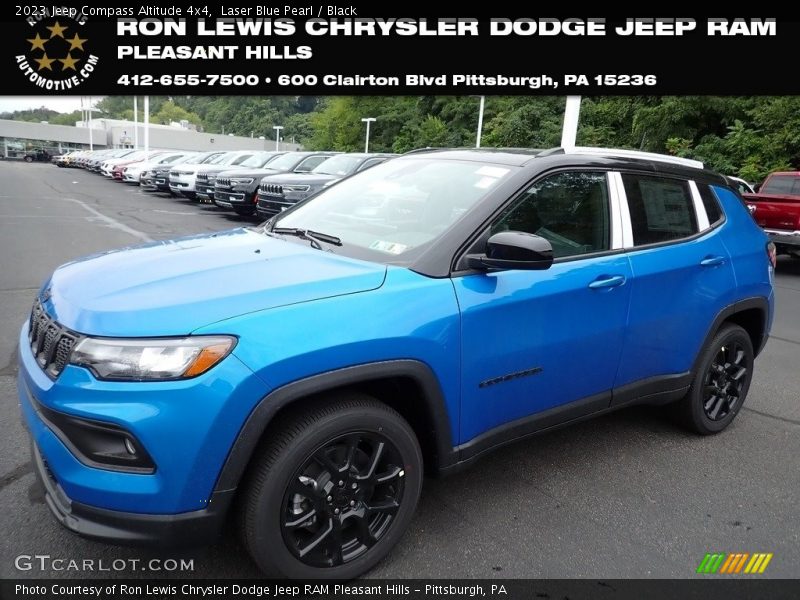 Laser Blue Pearl / Black 2023 Jeep Compass Altitude 4x4