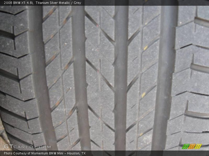 Titanium Silver Metallic / Grey 2008 BMW X5 4.8i