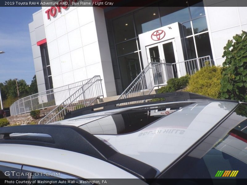 Blue Flame / Light Gray 2019 Toyota RAV4 Adventure AWD