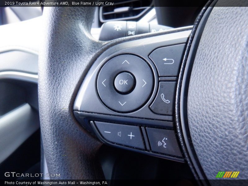 Blue Flame / Light Gray 2019 Toyota RAV4 Adventure AWD