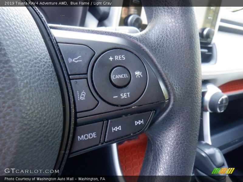 Blue Flame / Light Gray 2019 Toyota RAV4 Adventure AWD