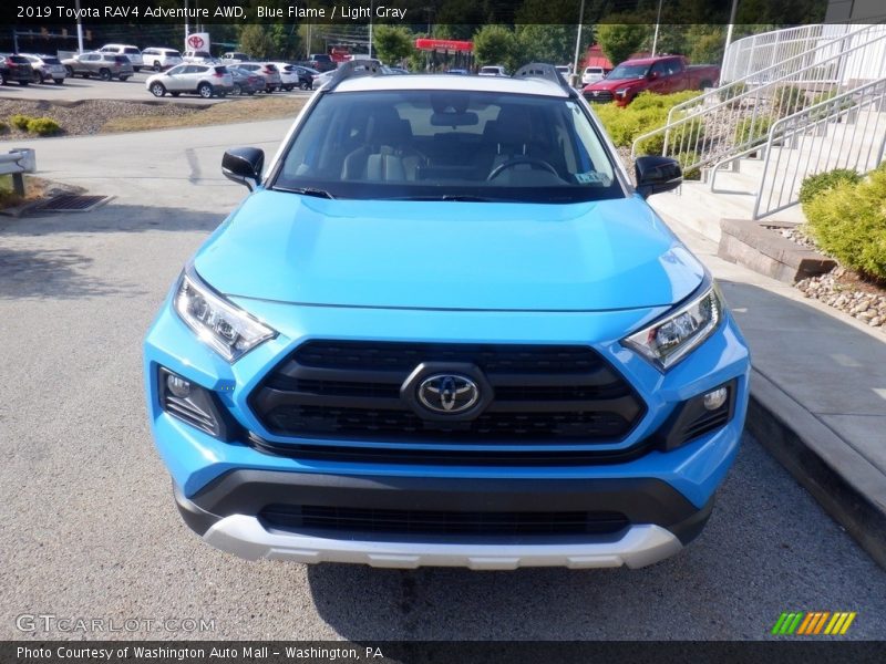 Blue Flame / Light Gray 2019 Toyota RAV4 Adventure AWD