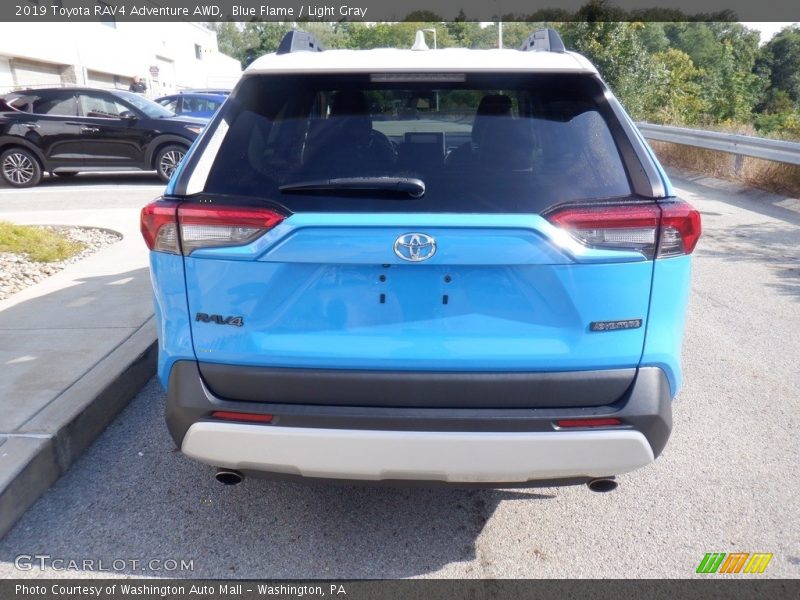 Blue Flame / Light Gray 2019 Toyota RAV4 Adventure AWD