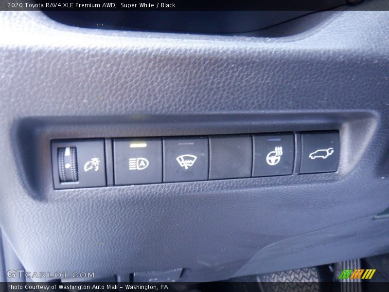 Controls of 2020 RAV4 XLE Premium AWD