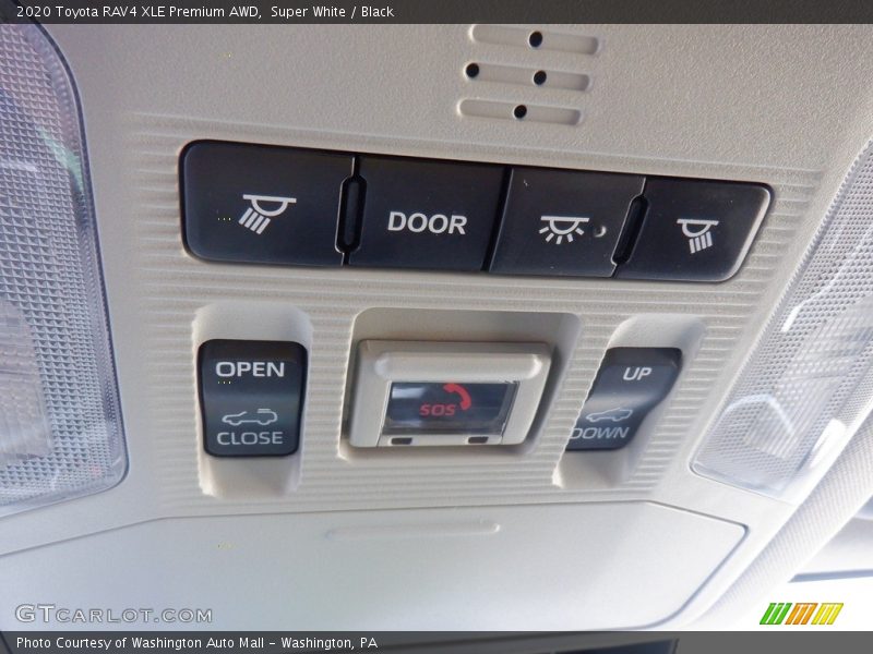 Super White / Black 2020 Toyota RAV4 XLE Premium AWD