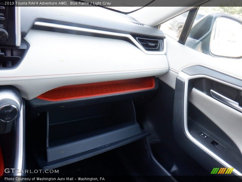 Blue Flame / Light Gray 2019 Toyota RAV4 Adventure AWD