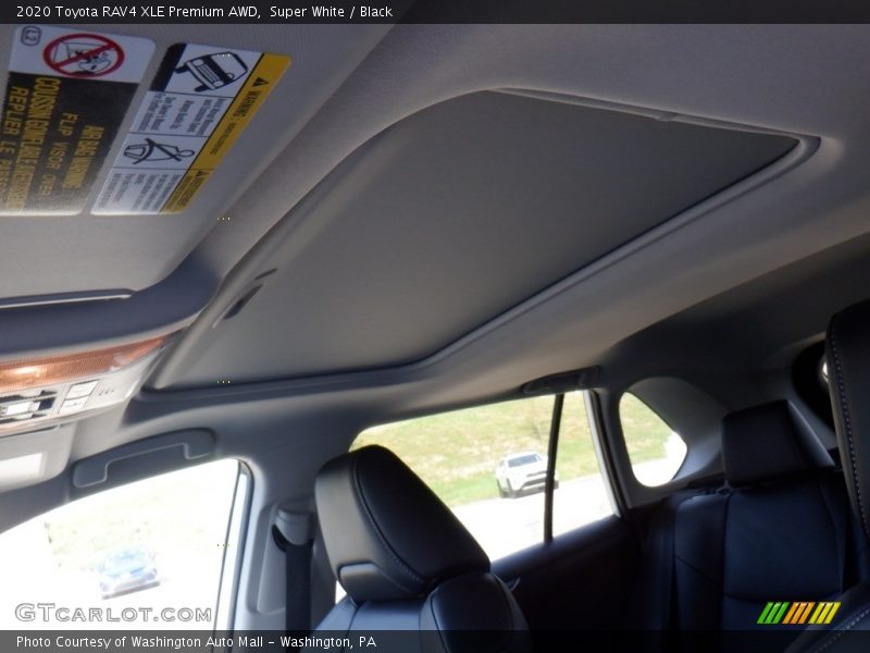 Super White / Black 2020 Toyota RAV4 XLE Premium AWD