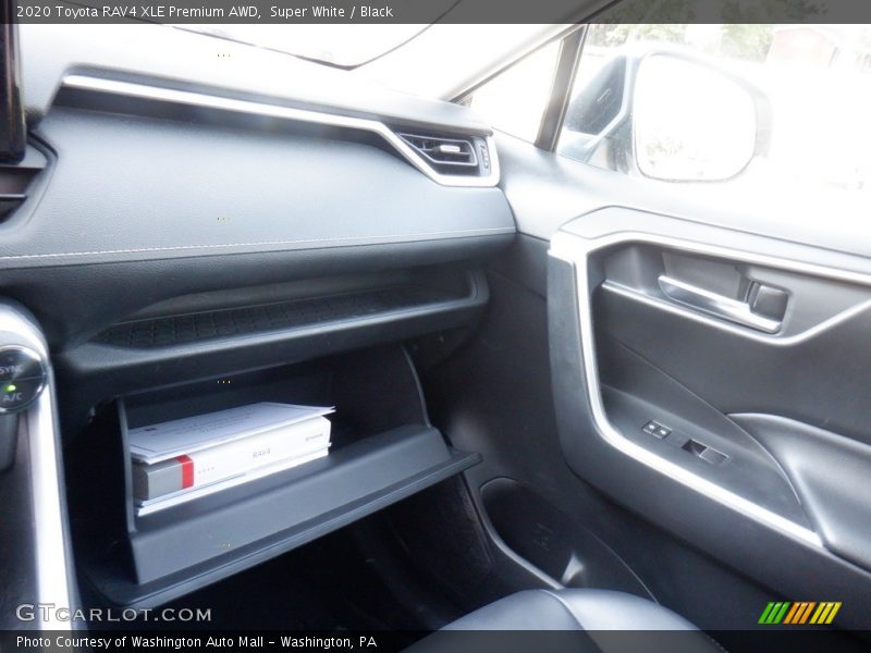 Super White / Black 2020 Toyota RAV4 XLE Premium AWD