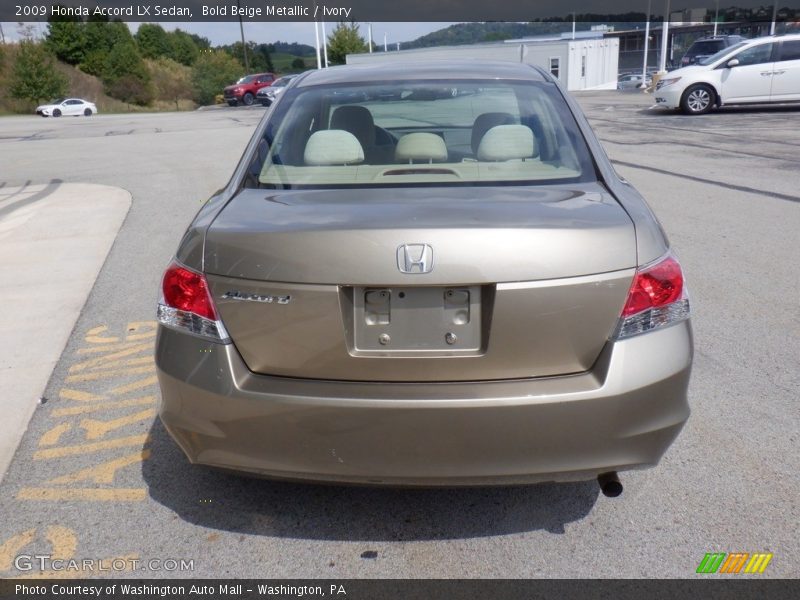 Bold Beige Metallic / Ivory 2009 Honda Accord LX Sedan