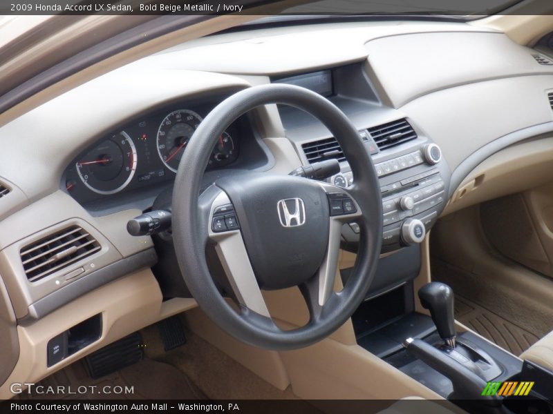 Bold Beige Metallic / Ivory 2009 Honda Accord LX Sedan