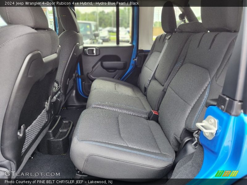Hydro Blue Pearl / Black 2024 Jeep Wrangler 4-Door Rubicon 4xe Hybrid