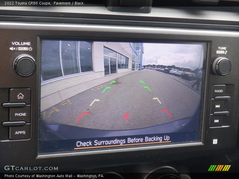 Controls of 2022 GR86 Coupe