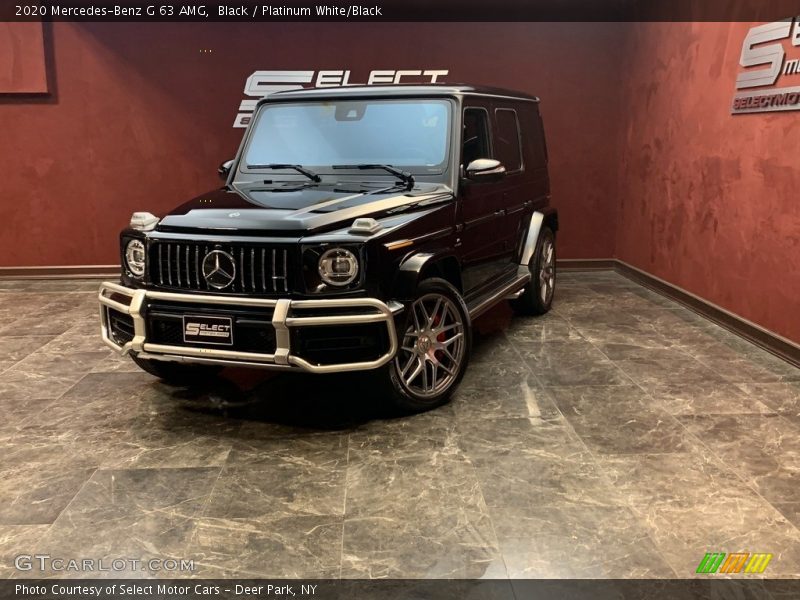 Black / Platinum White/Black 2020 Mercedes-Benz G 63 AMG