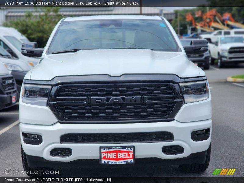 Bright White / Black 2023 Ram 1500 Big Horn Night Edition Crew Cab 4x4