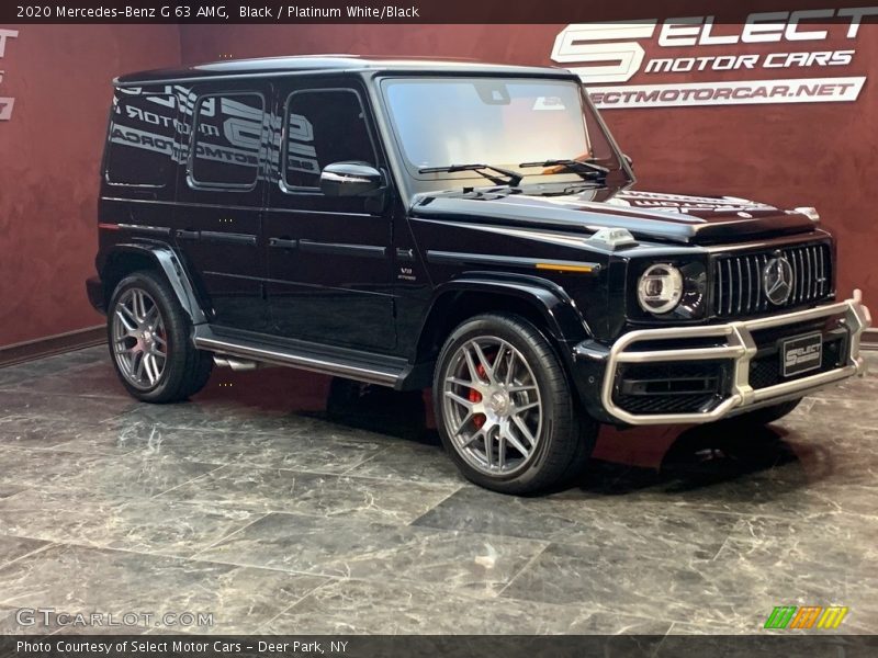 Black / Platinum White/Black 2020 Mercedes-Benz G 63 AMG