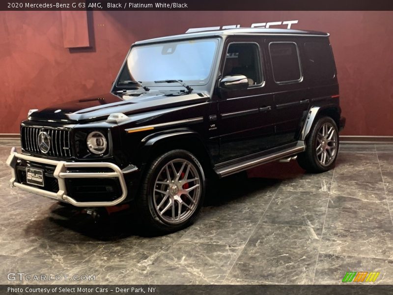 Black / Platinum White/Black 2020 Mercedes-Benz G 63 AMG