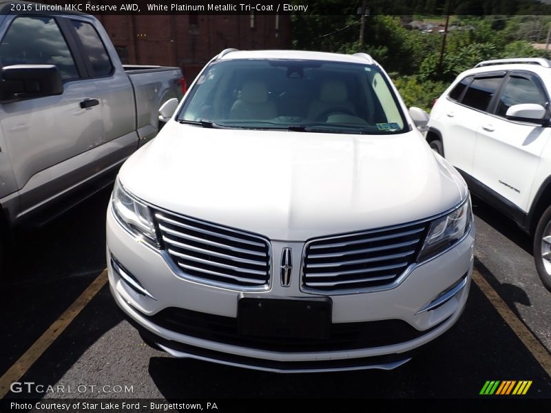  2016 MKC Reserve AWD White Platinum Metallic Tri-Coat