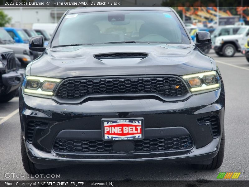 DB Black / Black 2023 Dodge Durango R/T Hemi Orange AWD