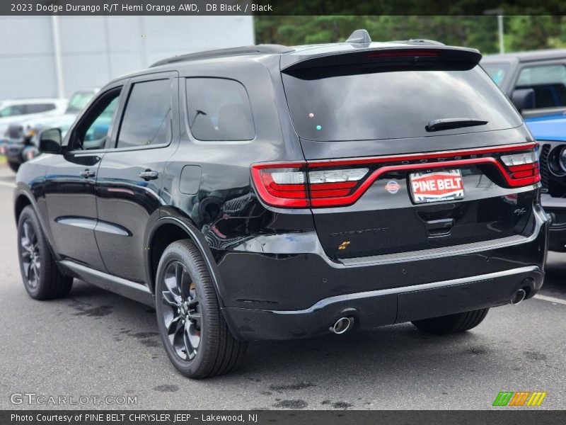 DB Black / Black 2023 Dodge Durango R/T Hemi Orange AWD
