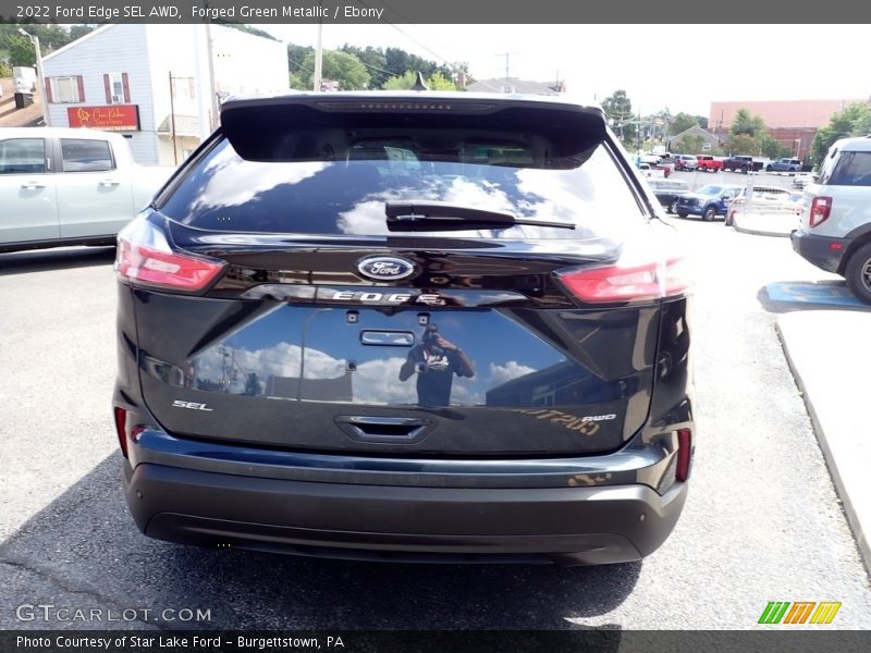 Forged Green Metallic / Ebony 2022 Ford Edge SEL AWD