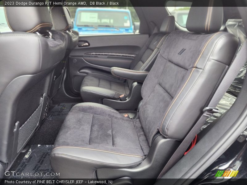 Rear Seat of 2023 Durango R/T Hemi Orange AWD