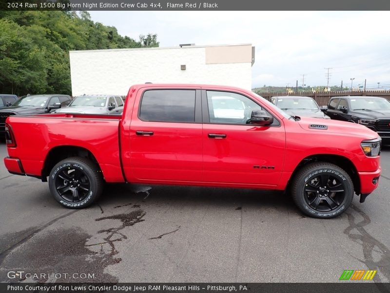 2024 1500 Big Horn Night Edition Crew Cab 4x4 Flame Red