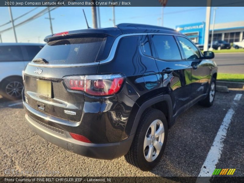 Diamond Black Crystal Pearl / Black 2020 Jeep Compass Latitude 4x4