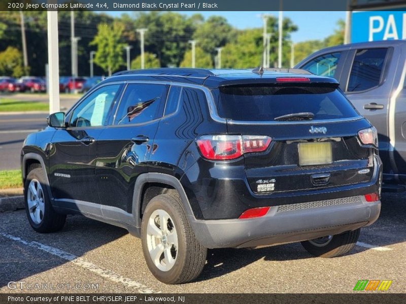 Diamond Black Crystal Pearl / Black 2020 Jeep Compass Latitude 4x4