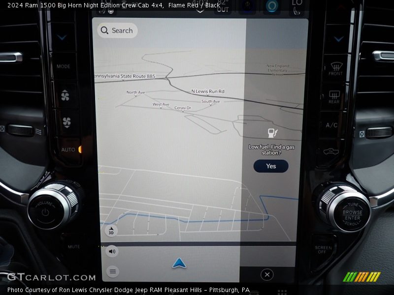 Flame Red / Black 2024 Ram 1500 Big Horn Night Edition Crew Cab 4x4