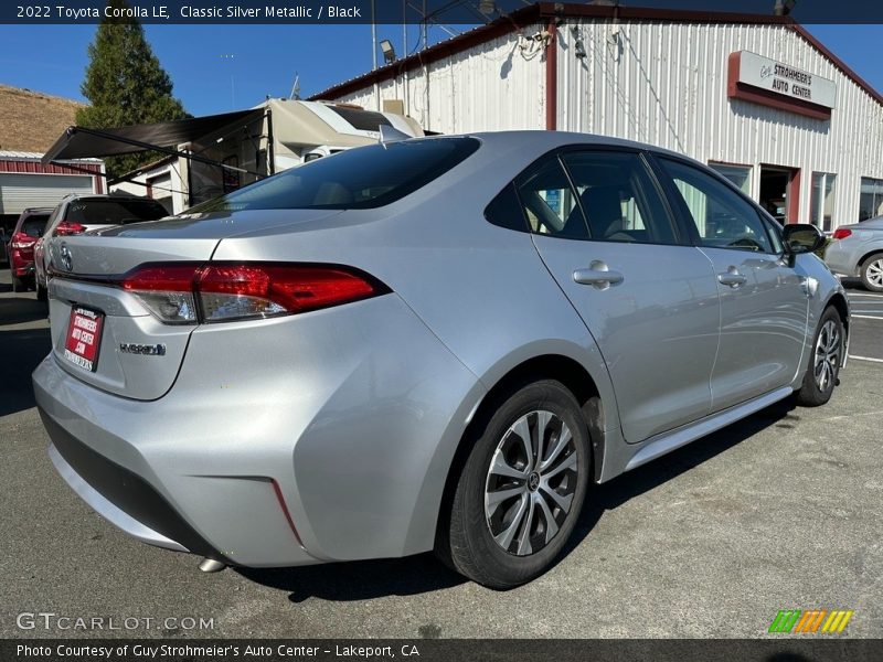 Classic Silver Metallic / Black 2022 Toyota Corolla LE