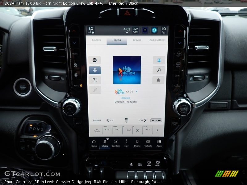 Flame Red / Black 2024 Ram 1500 Big Horn Night Edition Crew Cab 4x4