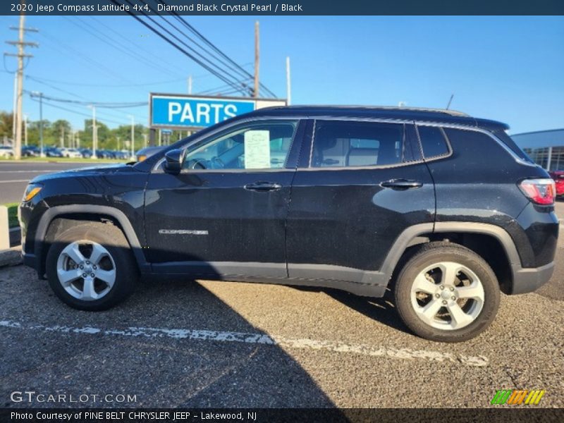 Diamond Black Crystal Pearl / Black 2020 Jeep Compass Latitude 4x4