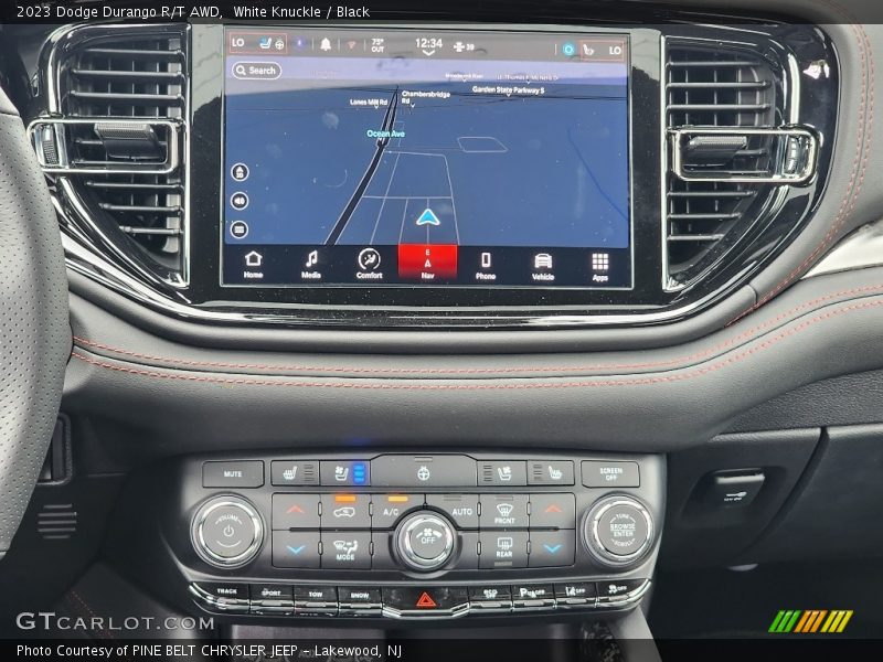 Navigation of 2023 Durango R/T AWD