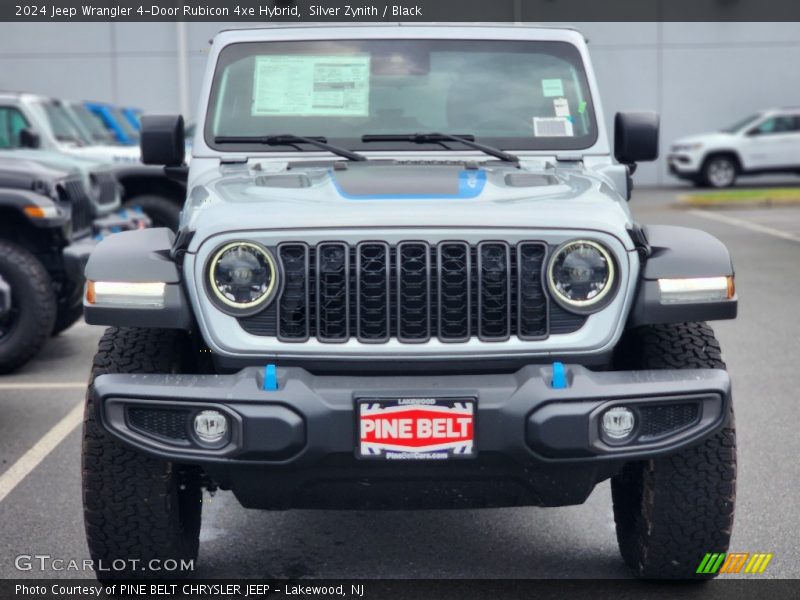 Silver Zynith / Black 2024 Jeep Wrangler 4-Door Rubicon 4xe Hybrid