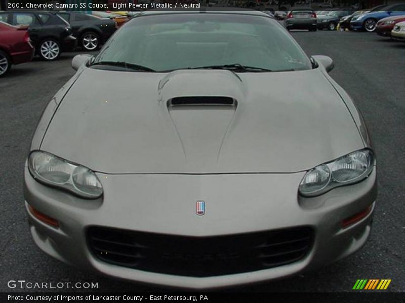 Light Pewter Metallic / Neutral 2001 Chevrolet Camaro SS Coupe