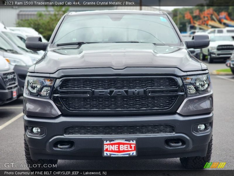 Granite Crystal Metallic / Black 2023 Ram 1500 Tradesman Quad Cab 4x4