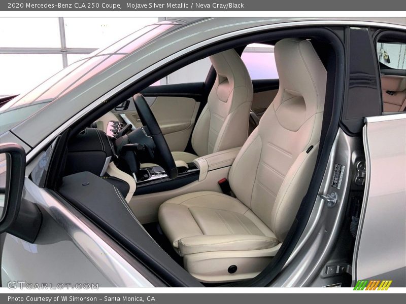 Mojave Silver Metallic / Neva Gray/Black 2020 Mercedes-Benz CLA 250 Coupe