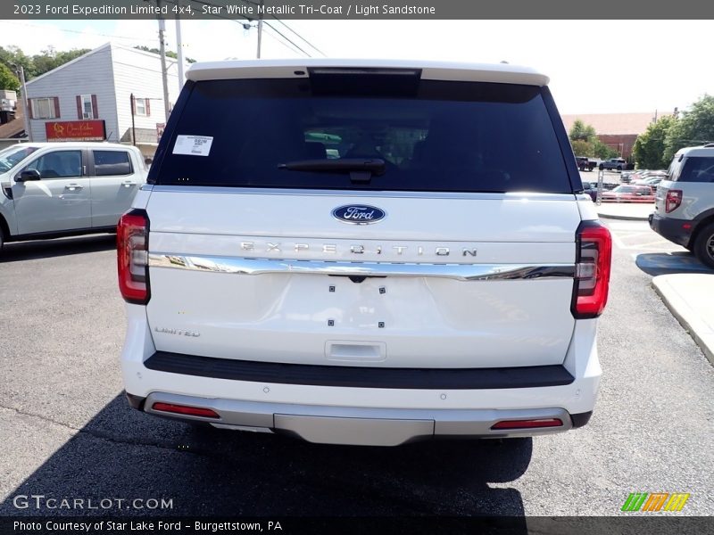 Star White Metallic Tri-Coat / Light Sandstone 2023 Ford Expedition Limited 4x4