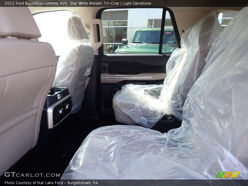 Star White Metallic Tri-Coat / Light Sandstone 2023 Ford Expedition Limited 4x4