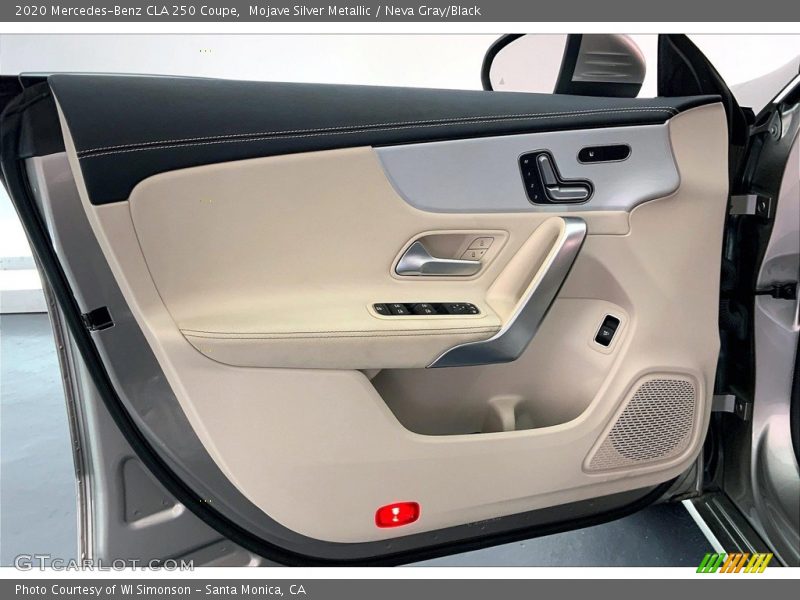 Mojave Silver Metallic / Neva Gray/Black 2020 Mercedes-Benz CLA 250 Coupe