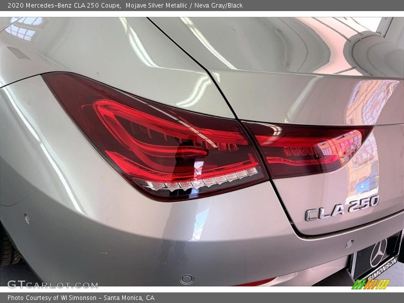 Mojave Silver Metallic / Neva Gray/Black 2020 Mercedes-Benz CLA 250 Coupe