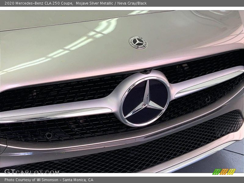Mojave Silver Metallic / Neva Gray/Black 2020 Mercedes-Benz CLA 250 Coupe