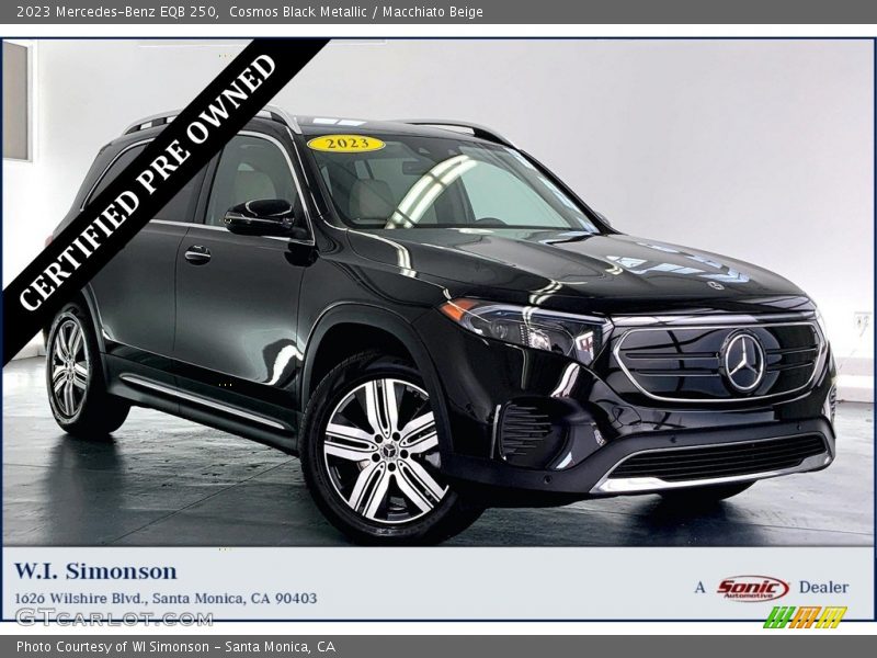 Cosmos Black Metallic / Macchiato Beige 2023 Mercedes-Benz EQB 250