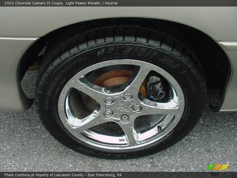 Light Pewter Metallic / Neutral 2001 Chevrolet Camaro SS Coupe