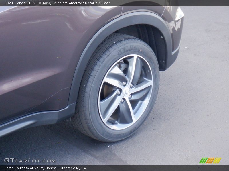 Midnight Amethyst Metallic / Black 2021 Honda HR-V EX AWD