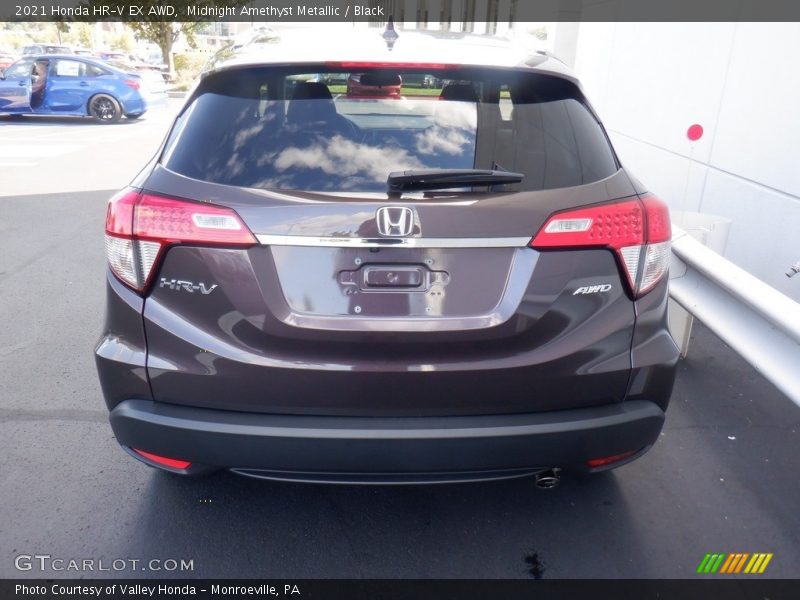 Midnight Amethyst Metallic / Black 2021 Honda HR-V EX AWD