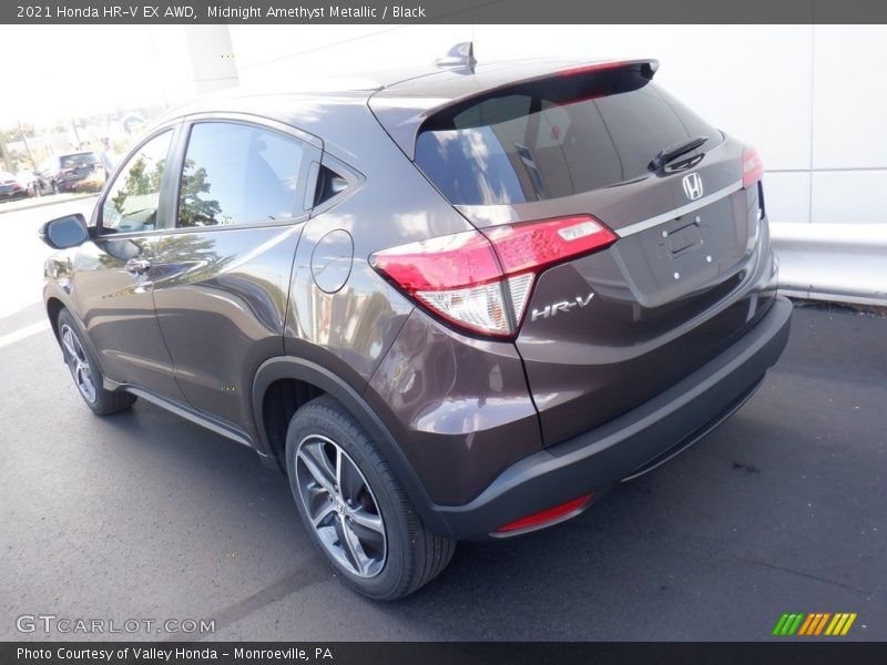 Midnight Amethyst Metallic / Black 2021 Honda HR-V EX AWD
