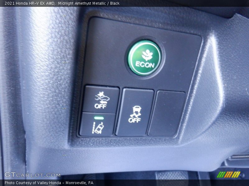 Midnight Amethyst Metallic / Black 2021 Honda HR-V EX AWD